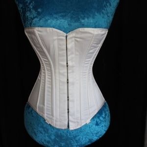 White Push Up Corset 20"